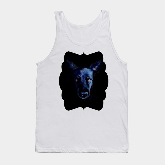 The Black Dog Tank Top by DeVerviers